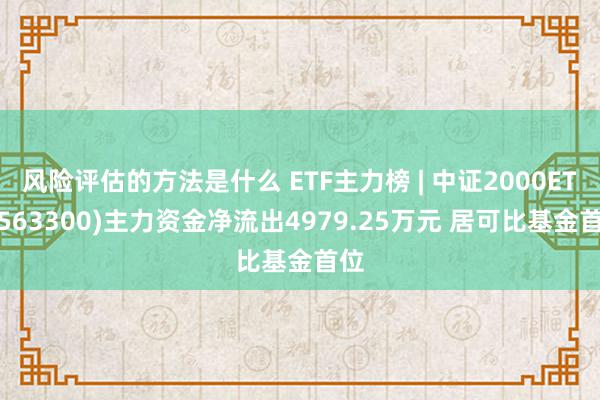 风险评估的方法是什么 ETF主力榜 | 中证2000ETF(563300)主力资金净流出4979.25万元 居可比基金首位