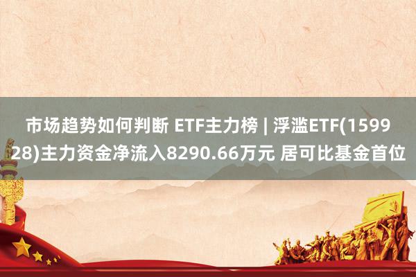 市场趋势如何判断 ETF主力榜 | 浮滥ETF(159928)主力资金净流入8290.66万元 居可比基金首位