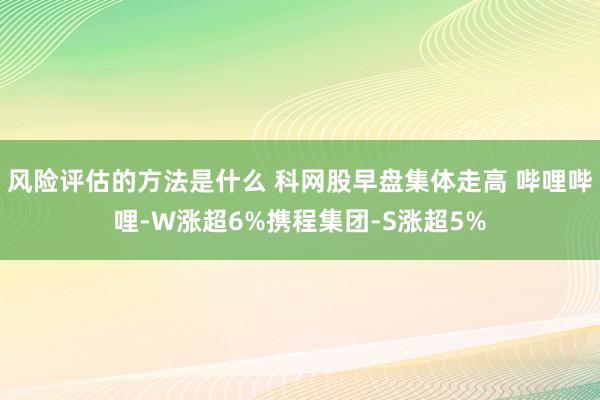 风险评估的方法是什么 科网股早盘集体走高 哔哩哔哩-W涨超6%携程集团-S涨超5%